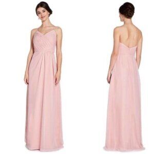 Weddington Way Camille Pink Chiffon Bridesmaid Formal Dress Size 6
